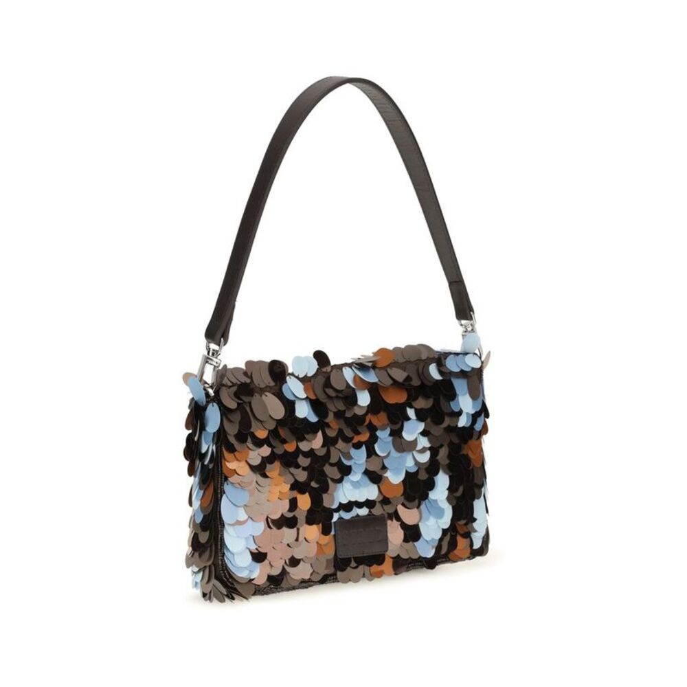 Staud Multicolor Marabou Shoulder Women's Bag - Picture 2 of 4